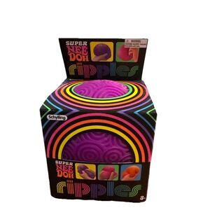 Schylling Super NeeDoh Ripples XL Purple Giant Sensory Ball New Open‎ Box
